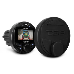 Marine and Powersports Headunit 3" Color TFT screen , 2 Zones, 4 volts Output, BT, RDS 4 X 50 Watts - Dunes 2 Dezert SXS