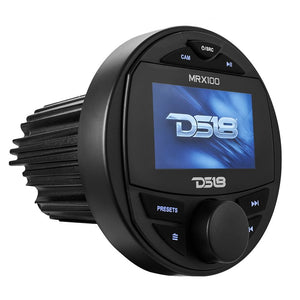 Marine and Powersports Headunit 3" Color TFT screen , 2 Zones, 4 volts Output, BT, RDS 4 X 50 Watts - Dunes 2 Dezert SXS