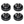 MTS Fox Shock Schrader Reservoir Caps for 2.5 Fox shocks, off-road vehicle suspension accessory, black metal with branding details.