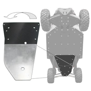 Can-Am Maverick X3 UHMW Rear Skid Plate - Dunes 2 Dezert SXS