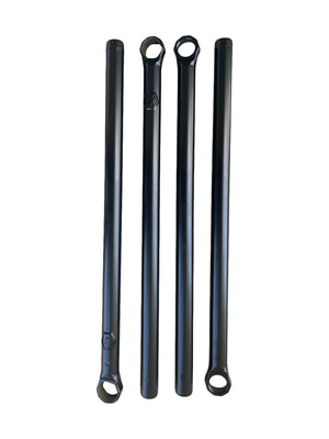Geiser Performance Polaris RZR Turbo R Pro R radius rod kit in 4130 chromoly