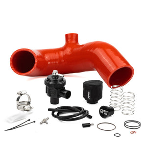 RPM 2024+ Maverick R BOV Kit with 5-ply wire-reinforced silicone and V2 aluminum valve for better turbo response and high boost durability.