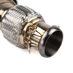 RPM Can-Am Maverick R 3” Mid Pipe with 6” Resonator – TIG Welded Stainless, High-Flow Exhaust Upgrade, Fits OEM & RPM Mufflers
