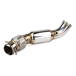 RPM Can-Am Maverick R 3” Mid Pipe with 6” Resonator – TIG Welded Stainless, High-Flow Exhaust Upgrade, Fits OEM & RPM Mufflers