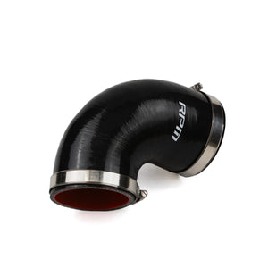 Fluorolined silicone turbo elbow for the RPM Maverick R intake