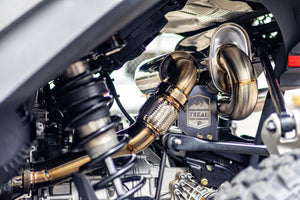 Treal Performance | 2024-2026 Can-Am Maverick R "The Patriot" Exhaust System - Dunes 2 Dezert SXS