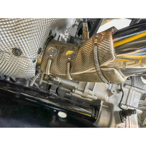 RPM Exhaust Heat Blanket for Can-Am Maverick R – Fits 3” RPM Exhaust, Stainless Spring Mount, O2 Bung Aligned, Dry Use Only