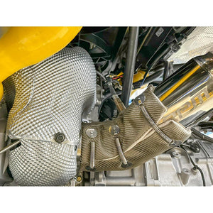 RPM Exhaust Heat Blanket for Can-Am Maverick R – Fits 3” RPM Exhaust, Stainless Spring Mount, O2 Bung Aligned, Dry Use Only