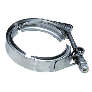 RPM EXTREME HD Turbo V-Band Clamp for Can-Am Maverick R – heavy-duty upgrade with improved bolt, fit, and optional heat shield removal kit.