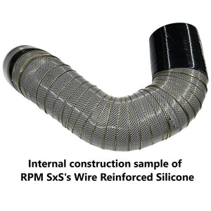 RPM BOV Charge Tube – 5 Ply Reinforced for Maverick R - Dunes 2 Dezert SXS