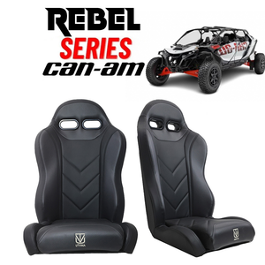Maverick R Rebel Front Bucket Seats (2024–2025) - Dunes 2 Dezert SXS