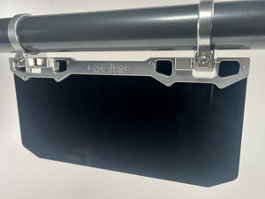 12" Tinted UTV Sun Visor Clamp Mount - Dunes 2 Dezert SXS