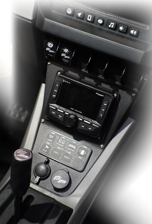 RZR® Pro Series Head Unit Mount (2020-2024 MODELS ONLY) | UTVS-PRO-HUMT - Dunes 2 Dezert SXS