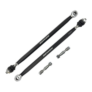 Demon Polaris RZR Turbo S front tie rod, black finish — part PATD-6004XHD-D