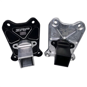 ZRP billet Radius Rod Plate for Polaris Pro-R and Turbo R adds strength, reduces bolt stress, and includes secure tow point hitch.