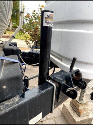 Bumper/Frame Mount (4") for Flagpoles - Dunes 2 Dezert SXS
