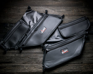 CANAM X3 FLAT TOP DOOR BAGS  (#DS-4206-BAG) - Dunes 2 Dezert SXS