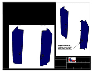 L&W Rear Inner Fender Mud Guard- PRO R - Dunes 2 Dezert SXS
