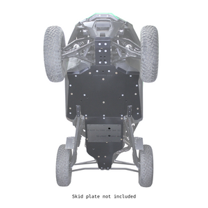 Polaris RZR Pro R X-Brace for UHMW Skid Plate - Dunes 2 Dezert SXS
