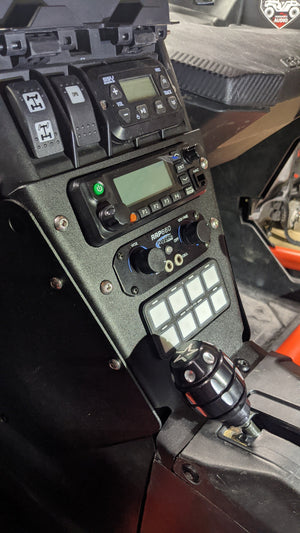 SFM Rugged Radio & SwitchPros Mount – Can-Am X3 (2017–2022) - Dunes 2 Dezert SXS