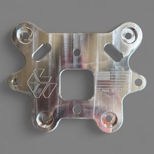 Polaris RZR Turbo S Radius Plate Billet Aluminum - Dunes 2 Dezert SXS