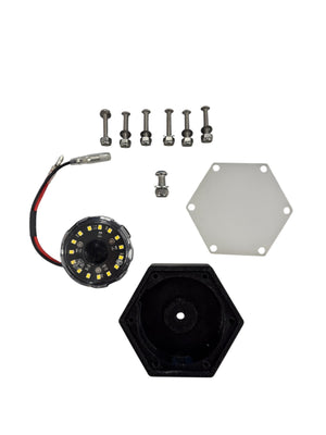 Geiser Backing Plate Light Kit KC Cyclone - Dunes 2 Dezert SXS