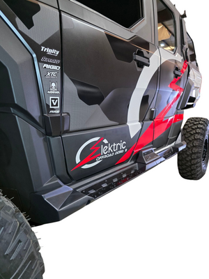 Polaris Xpedition 4 Seat Rock Sliders with Steps - Dunes 2 Dezert SXS