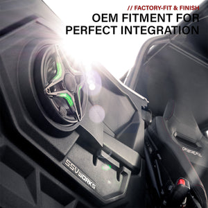 Polaris RZR Pro R/S/XP Front Door 6.5" Speaker Pods | SSV Works