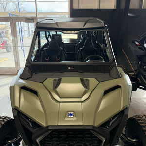 Bent Metal Off-Road Polaris RZR Pro XP Pro S 2025+ glass windshield, clear and durable for off-road adventures.