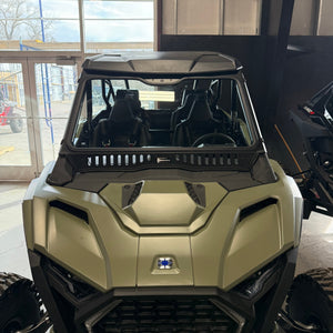 Bent Metal Off-Road Polaris RZR Pro XP Pro S 2025+ glass windshield showing clear, durable design on off-road vehicle.