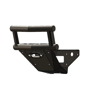 SDR Motorsports double tube front winch bumper for Polaris RZR Pro XP — angle view