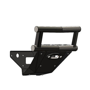 SDR Motorsports double tube front winch bumper for Polaris RZR Pro XP — right angle view 3