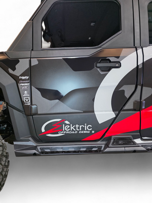 Polaris Xpedition 4 Seat Rock Sliders with Steps - Dunes 2 Dezert SXS