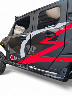 Polaris Xpedition 4 Seat Rock Sliders with Steps - Dunes 2 Dezert SXS