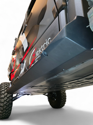 Polaris Xpedition 4 Seat Rock Sliders with Steps - Dunes 2 Dezert SXS