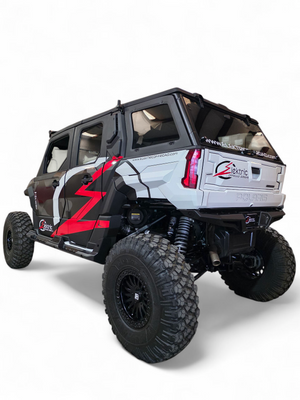 Polaris Xpedition 4 Seat Rock Sliders with Steps - Dunes 2 Dezert SXS