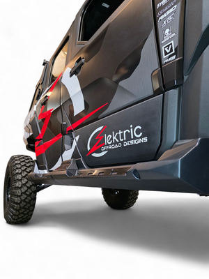 Polaris Xpedition 4 Seat Rock Sliders with Steps - Dunes 2 Dezert SXS