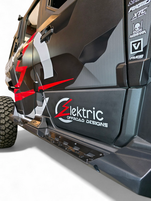 Polaris Xpedition 4 Seat Rock Sliders with Steps - Dunes 2 Dezert SXS