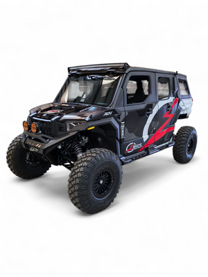 Polaris Xpedition 4 Seat Rock Sliders with Steps - Dunes 2 Dezert SXS