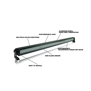 D2D Premium 32" Rear Chase Bar – 27 Modes, Waterproof - Dunes 2 Dezert SXS