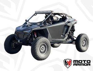 Moto Armor Aluminum Doors for Polaris RZR PRO XP / Turbo R / Pro R (2 Seat) – Flush Fit, Powder-Coated, Made in USA