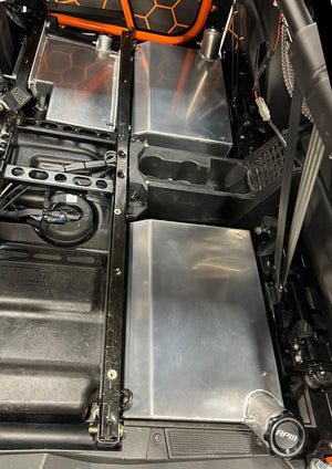 RPM 7.5 gallon floorboard auxiliary fuel tank for Pro R, Turbo R, and Pro XP 4-seaters with plug-and-play install