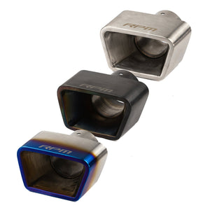 RPM RZR Pro R 3" sport muffler with stainless tip delivers a deep tone, weight savings, and factory-fit look for 2022–2025 models.
