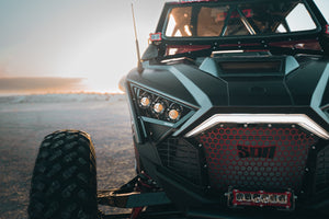 Polaris RZR LED Headlights – Pro R, Turbo R, Pro XP - Dunes 2 Dezert SXS
