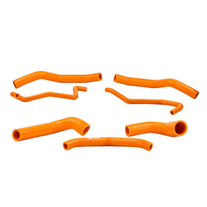 Orange RPM RZR Pro R silicone coolant hose kit