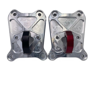 ZRP billet Radius Rod Plate for Polaris Pro-R and Turbo R adds strength, reduces bolt stress, and includes secure tow point hitch.