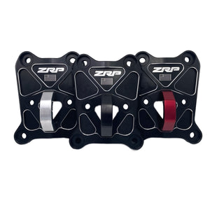 ZRP billet Radius Rod Plate for Polaris Pro-R and Turbo R adds strength, reduces bolt stress, and includes secure tow point hitch.