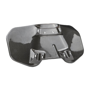 RPM Pro XP carbon fiber heat deflector, front angle