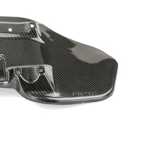 RPM logo detail on the Pro XP carbon heat deflector
