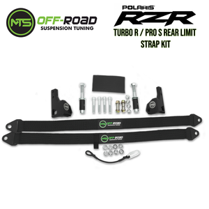 MTS Off-Road Polaris RZR Turbo R/Pro S Rear Limit Strap Kit - Dunes 2 Dezert SXS